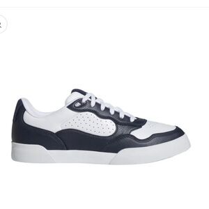 NWT Adidas Men's Retrocross25 Spikeless White and Navy Golf Shoes-Size 13